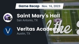 Recap: Saint Mary's Hall  vs. Veritas Academy 2023