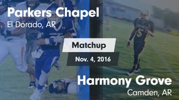 Matchup: Parkers Chapel vs. Harmony Grove  2016