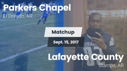 Matchup: Parkers Chapel vs. Lafayette County  2017