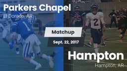 Matchup: Parkers Chapel vs. Hampton  2017