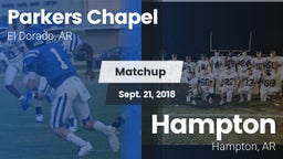 Matchup: Parkers Chapel vs. Hampton  2018