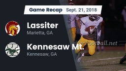 Recap: Lassiter  vs. Kennesaw Mt.  2018