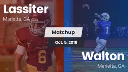 Matchup: Lassiter vs. Walton  2018