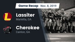 Recap: Lassiter  vs. Cherokee  2019