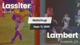 Matchup: Lassiter vs. Lambert  2020