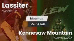 Matchup: Lassiter vs. Kennesaw Mountain  2020