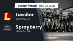 Recap: Lassiter  vs. Sprayberry  2020