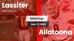 Matchup: Lassiter vs. Allatoona  2020