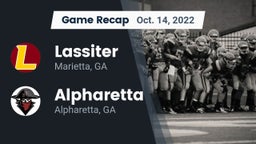 Recap: Lassiter  vs. Alpharetta  2022