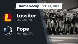 Recap: Lassiter  vs. Pope  2022