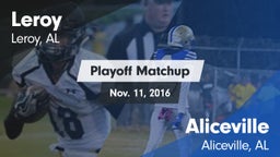 Matchup: Leroy vs. Aliceville  2016
