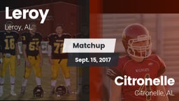 Matchup: Leroy vs. Citronelle  2017