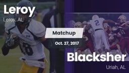 Matchup: Leroy vs. Blacksher  2017