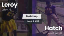 Matchup: Leroy vs. Hatch  2018