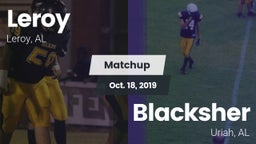 Matchup: Leroy vs. Blacksher  2019