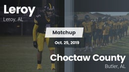 Matchup: Leroy vs. Choctaw County  2019