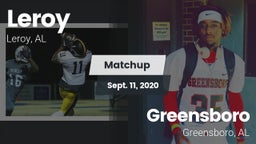 Matchup: Leroy vs. Greensboro  2020