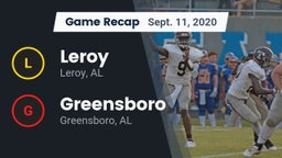 Recap: Leroy  vs. Greensboro  2020