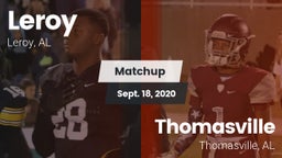 Matchup: Leroy vs. Thomasville  2020