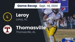 Recap: Leroy  vs. Thomasville  2020