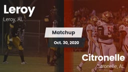 Matchup: Leroy vs. Citronelle  2020
