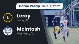 Recap: Leroy  vs. McIntosh  2022