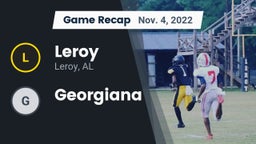 Recap: Leroy  vs. Georgiana  2022