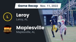 Recap: Leroy  vs. Maplesville  2022