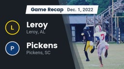 Recap: Leroy  vs. Pickens  2022