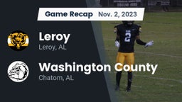 Recap: Leroy  vs. Washington County  2023