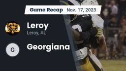 Recap: Leroy  vs. Georgiana  2023