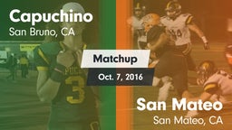 Matchup: Capuchino vs. San Mateo  2016