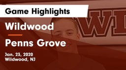 Wildwood  vs Penns Grove  Game Highlights - Jan. 23, 2020
