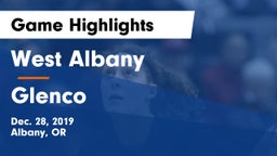 West Albany  vs Glenco Game Highlights - Dec. 28, 2019