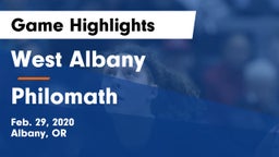 West Albany  vs Philomath  Game Highlights - Feb. 29, 2020