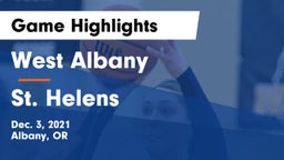 West Albany  vs St. Helens  Game Highlights - Dec. 3, 2021