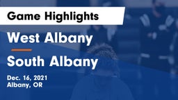 West Albany  vs South Albany  Game Highlights - Dec. 16, 2021