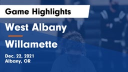 West Albany  vs Willamette  Game Highlights - Dec. 22, 2021