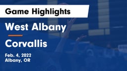 West Albany  vs Corvallis  Game Highlights - Feb. 4, 2022