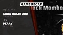 Recap: Cuba-Rushford  vs. Perry  2016