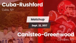 Matchup: Cuba-Rushford vs. Canisteo-Greenwood  2017