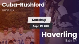 Matchup: Cuba-Rushford vs. Haverling  2017