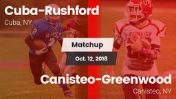 Matchup: Cuba-Rushford vs. Canisteo-Greenwood  2018