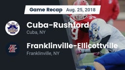 Recap: Cuba-Rushford  vs. Franklinville-Ellicottville 2018