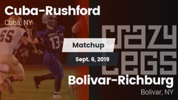 Matchup: Cuba-Rushford vs. Bolivar-Richburg  2019