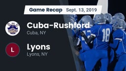 Recap: Cuba-Rushford  vs. Lyons  2019