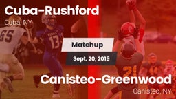 Matchup: Cuba-Rushford vs. Canisteo-Greenwood  2019
