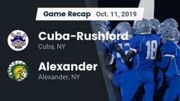 Recap: Cuba-Rushford  vs. Alexander  2019