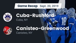 Recap: Cuba-Rushford  vs. Canisteo-Greenwood  2019