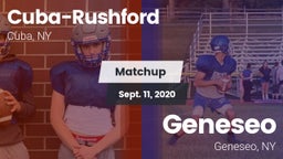 Matchup: Cuba-Rushford vs. Geneseo  2020